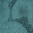 thumbnail image 1 of Ahgly Company Machine Washable Indoor Square Transitional Deep Teal Green Area Rugs, 4' Square, 1 of 7
