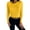 Yellow, variant on Vedolay Sweater Women's Fall Sweaters Round Neck Striped Cute Winter Pullover Sweaters,White S