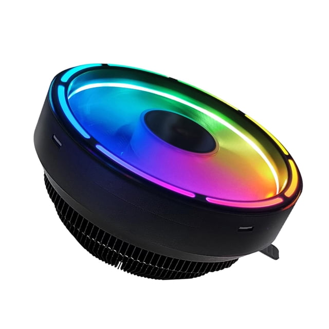 CPU Cooler RGB Ventilador Silencioso Para Teabrets Computer Portátiles Spacer RGB Loop Sunnimix Ventilador de refrigeración por computadora