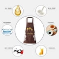 thumbnail image 4 of Delantal de Cocina a Prueba de Aceite con Bolsillos Grandes para Adultos Unisex Sunnimix, 4 of 7