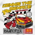 thumbnail image 2 of Dennis The Menace Kanji Tokyo Drift Men's Graphic T Shirt Tees Brisco Brands S, 2 of 6