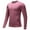 Wine, variant on Mlzmgr Shirts for Men Stretchy Long Sleeve Slim Fitted Moisture Wicking Shirts Sun Protection