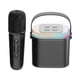 thumbnail image 5 of Altavoz Bluetooth portátil, set de karaoke inalámbrico para fiestas, espacios de trabajo y familias. Micrófono único negro Y1, 5 of 9