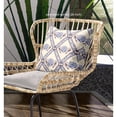 thumbnail image 3 of Amrita Sen Suede Pillow With Cream Gray Brown Finish CAPL471FSDS-BL-20x20, 3 of 3