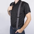thumbnail image 3 of Tirantes Dickies 3.2 cm Sólidos con Clip Carbón Talla Extendida, 3 of 3