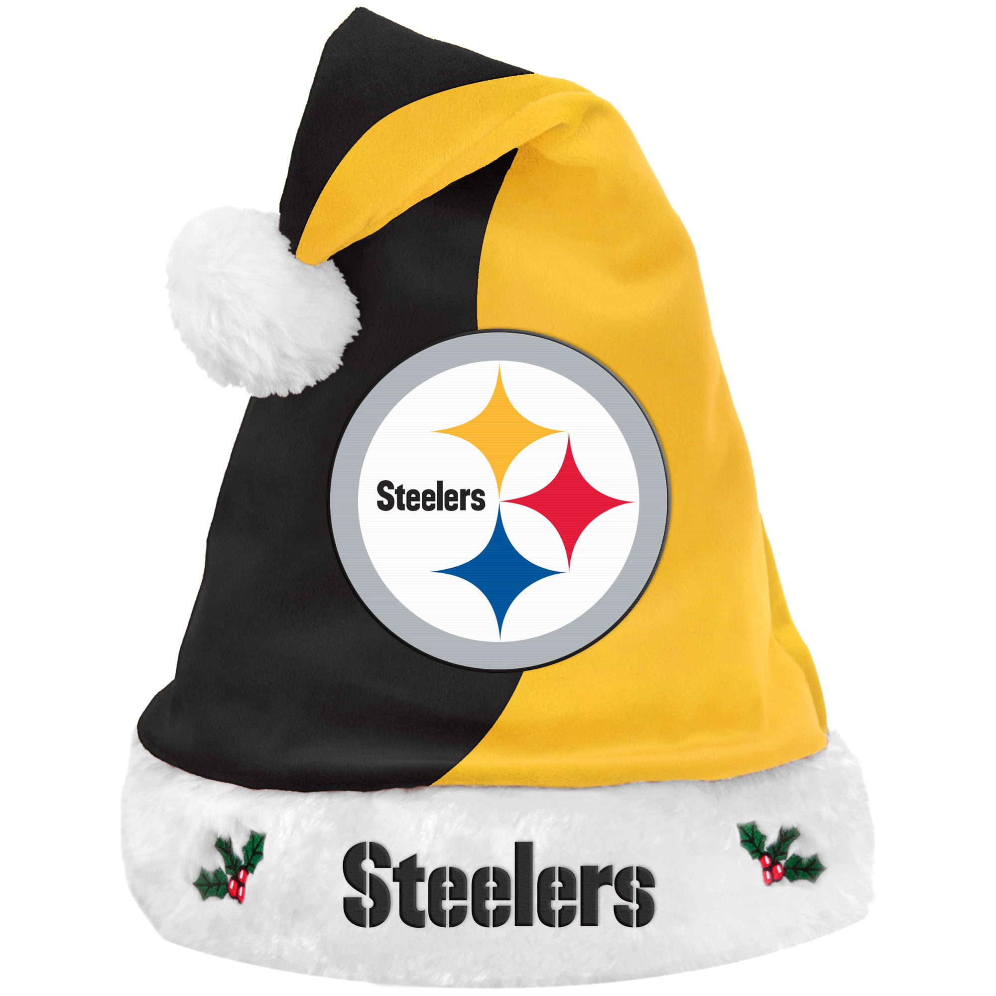 Pittsburgh Steelers Logo Santa Hat 