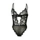 thumbnail image 5 of Lencería sexy para mujer Encaje Ahueca hacia fuera Tentación Babydoll Ropa interior Ropa de dormir Mono Bodies Pompotops  ulkah941732, 5 of 7