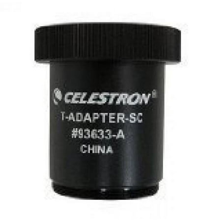 Celestron T-adapter for all Schmidt-Cassegrains. Threads onto Rear Cell.