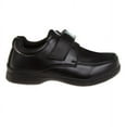 thumbnail image 2 of French Toast Hook & Loop Faux Leather School Shoes (Toddler Sizes) - black, Size: 10, 2 of 7
