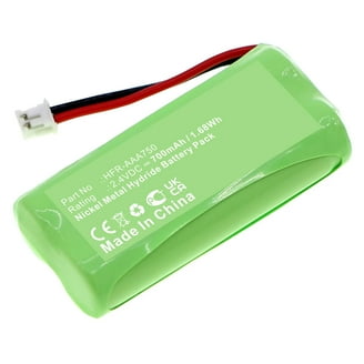 Vhbw Batterie compatible avec Panasonic KX-TG2352W, KX-TG2382, KX-TG2382B, KX-TG2383 téléphone fixe sans fil (700mAh, 3,6V, NiMH) | Leroy Merlin