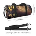 thumbnail image 4 of Fotbe Happy New Year Pattern Foldable Sports Gym Bag with Wet Dry Pocket, Ultralight Travel Bag, Large Capacity Duffel Bag, Splash Proof Carry on Bag, Overnight Bag, Weekender Bag, 4 of 8