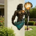 thumbnail image 5 of Leatfisat Poseidon Wall Sconce With Shell Light, Trendy Mythology Decor, Mighty Poseidon-Shaped Wall Light For Myth & Ocean Lovers, Artistic Wall Lighting, 5 of 5