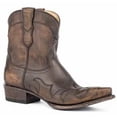 thumbnail image 3 of Women's Stetson Hazel Shortie Boots Snip Toe Handcrafted Brown, 3 of 3