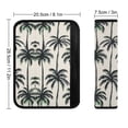 thumbnail image 6 of WYYP Palm Tree Car Seat Belt Cover Pad Protect Neck Shoulder Seat Belt Rubbing 2Pcs, 6 of 6
