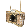thumbnail image 6 of StyleSack Camera Rhinestone Clutch for Women, Retro Evening Bag with Detachable Strap & Gemstone Lens, 6 of 9