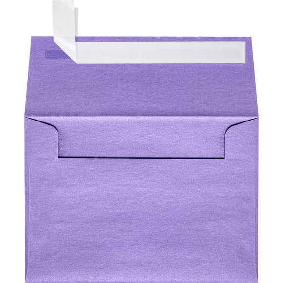 LUXPaper 4Bar A1 Invitation Envelopes | Peel & Press | 3 5/8" x 5 1/8" | Amethyst Metallic | 80lb. Text | 1,000 Qty
