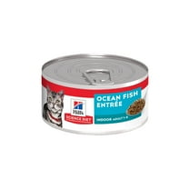 Hill's Science Diet Indoor Ocean Fish Wet Cat Food, 5.5oz Can 24pk