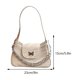 thumbnail image 2 of Bolso Hobo elegante de cuero PU para mujer, bolso de hombro individual de gran capacidad, bolsos diarios Y2K, 2 of 6