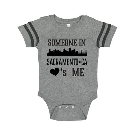 

Inktastic Sacramento California Someone Loves Me Skyline Gift Baby Boy or Baby Girl Bodysuit