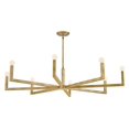 thumbnail image 4 of 45049HB Hinkley Lighting Ezra - 40W 8 LED Large Chandelier-9 Inches Tall and 50 Inches Wide-Heritage Brass Finish, 4 of 9