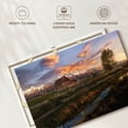 thumbnail image 6 of Elephant Stock Moulton Barn Sunset Scene Wall Art - Horizontal Canvas Wall Art - Living Room Wall Decor - Nature Canvas - Blue And Green Decor - 12" x 8", 6 of 8