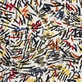 thumbnail image 6 of 3' X 5' White Abstract Non Skid Area Rug, 6 of 8