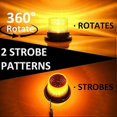 thumbnail image 3 of LED Warning Light Car Auto Amber Lamp Magnetic Flashing Strobe Beacon EmergencySH, 3 of 5