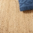 thumbnail image 6 of SAFAVIEH Natural Fiber Cirino Bordered Area Rug, Natural/Navy, 5' x 8' Oval, 6 of 8
