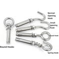 thumbnail image 3 of Stainless Steel Concrete Eye Bolt Anchor Eyebolt Wall Concrete Brick Anchor Expansion Bolts Ring Screw Eyes, 3 of 7