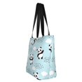 thumbnail image 3 of Kdxio Cute Panda Bear Women Reusable Grocery Bags Foldable Ripstop,Reusable Shopping Bags for Shopping,Gym,Gift, 3 of 7