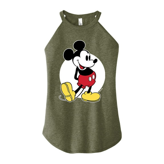 Mickey & Friends - Mickey Classic - Juniors High Neck Tank Top