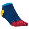 thumbnail image 3 of FUN TOES Men's Toe Socks Lightweight Breathable-Value 6 PAIRS Pack- Size 10-13 (2 Black/ 2 Grey / 2 Fun Blue), 3 of 3