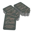 thumbnail image 2 of Inkdotpot Pack Of 100 Happy Diwali Favor Paper Tags Craft Real Rose Gold Foil Hang Tags, 2 of 6