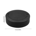 thumbnail image 3 of Metal Case Double Layer, Portable Travel Lip Balm Nose Pack Container Can, Sturdy Iron Pill Box for Pocket Storage Daily Use, Black, 3 of 6
