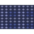 thumbnail image 1 of Ahgly Company Machine Washable Indoor Rectangle Transitional Night Blue Area Rugs, 2' x 5', 1 of 7