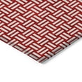 thumbnail image 4 of Addison Rugs Machine Washable Indoor/ Outdoor Chantille Contempory Crosshatch Rug Red - 2'6" x 3'10", 4 of 5