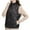 *Black, variant on VBVC Women's Winter Quilted Puffer Vests,Ladies Lightweight Sleeveless Zip Up Gilets,Stand Collar Pocket Jackets For Women,Beige,Size XXXL