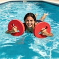 thumbnail image 3 of 2Pcs Water Fitness Discs, Foam Resistance Paddles, Pool Aerobic Workout for Adults Teens, Aquatic Exercise Equipment, Swim Training Paddles, Water Aerobics Gear​, Red, 3 of 5