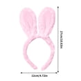 thumbnail image 2 of MORESEC Home Plush Bunny Ears Headband for Easter Thick Soft Hair Hoop for Adults Homes Party 1Pc, 2 of 8