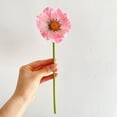 thumbnail image 4 of Ramo de amapolas artificiales de flores silvestres de simulación PU multicolores para decoración del hogar, 4 of 5