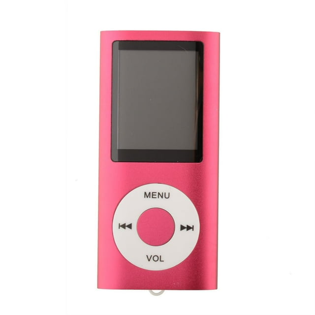 1.8-inch Mp3 Player Music Playing with Fm Radio Video Ebook Player Rechargeable Battery Black
