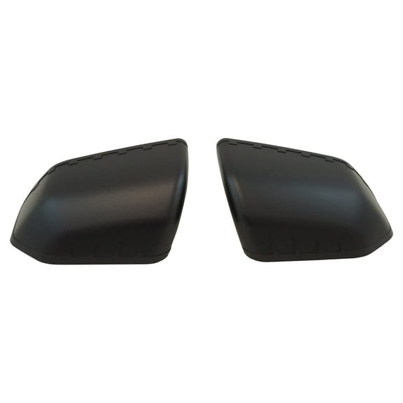 TRQ Mirror Cap Textured Black Pair Set of 2 for Ford F150 Pickup Truck New MCA08498