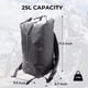 thumbnail image 3 of AFISHTOUR Mochila de Motocicleta, Mochila Impermeable de 25L con Correas Ajustables en el Pecho y la Cintura (Negra), 3 of 7