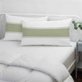 thumbnail image 4 of Sage Green Striped Small Pillow Covers, Modern Geometric Abstract Art Soft Breathable Throw Pillow Cases with Invisible Zipper, Decorative Pillowcase Pillows Protectors for Sofa Bed Chair 12"x20", 4 of 9