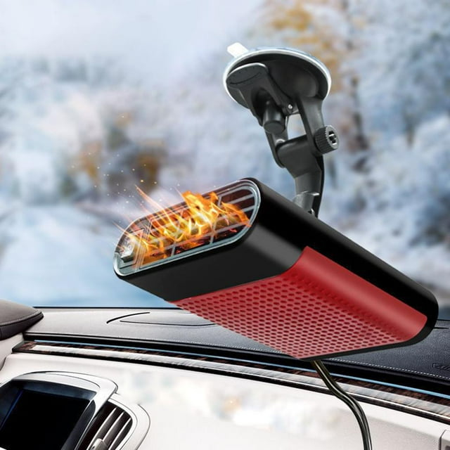 Calefactor Ventilador de Coche Cola Desempañador 12V