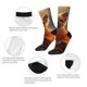 thumbnail image 4 of Fotbe Maple Leaf Meditating Chihuahua Calcetas Largas con Estampado para Hombre y Mujer – Calcetas de Compresión Transpirables y Elásticas, Viajar y Uso Diario Talla 5-11, 4 of 6