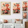 thumbnail image 4 of Designart "Pink Cactus Cluster Composition" Cactus Floater Framed Wall Art Living Room, 4 of 5
