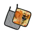 thumbnail image 2 of Caroline's Treasures Boerboel Mastiff Fall Pair of Pot Holders, 2 of 3