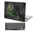 thumbnail image 1 of KSK KAISHEK for MacBook Pro 16 inchs Case 2023 - 2021 Released Model A2780 M2/A2485 M1, Plastic Protective Case Hard Cover + Black Keyboard Cover, Flower 1395, 1 of 5