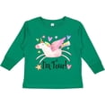 thumbnail image 3 of Inktastic I'm 4 Cute Rainbow Unicorn with Stars and Hearts Boys or Girls Long Sleeve Toddler T-Shirt, 3 of 5